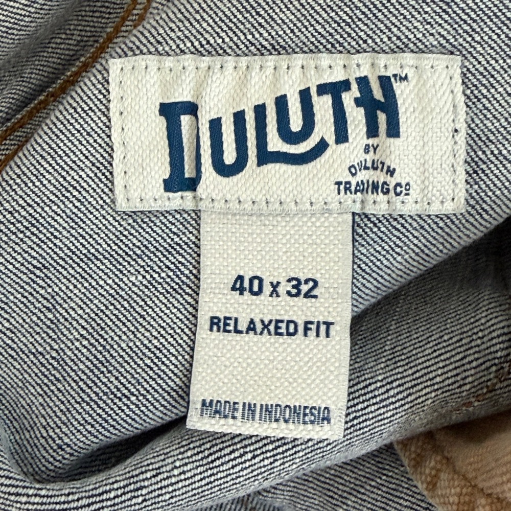 (LOT OF 2) Duluth Trading Co FLEX BALLROOM Jeans Mens 40x32 Blue Relaxed Fit - Picture 4 of 16